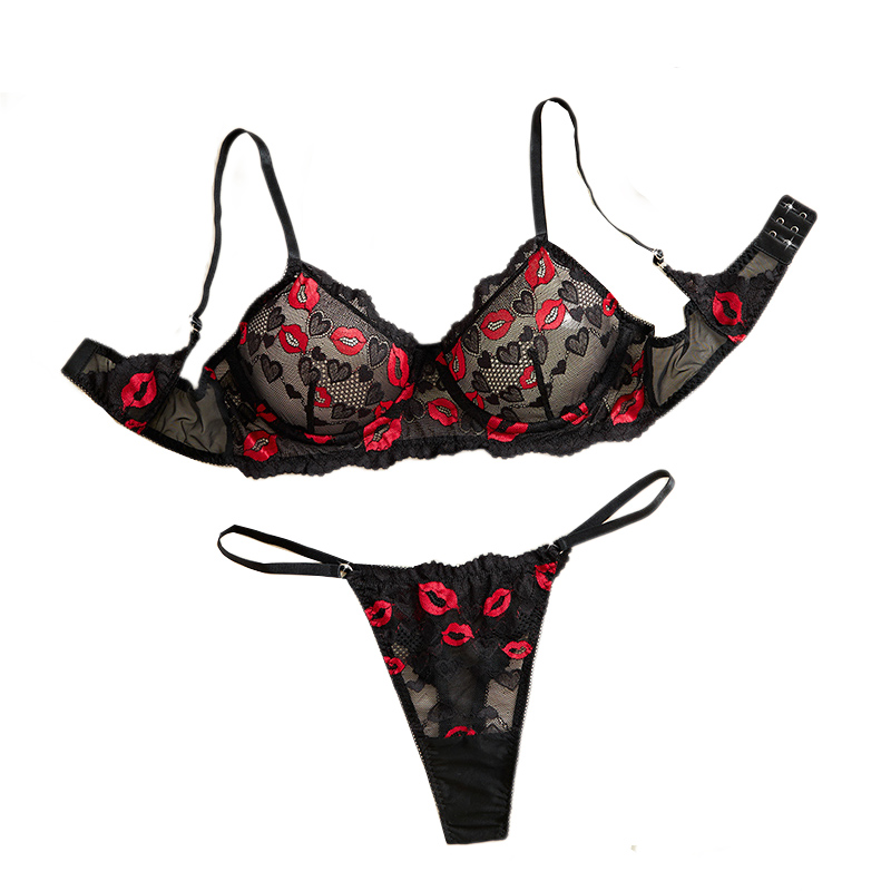 시스루 레이스 속옷 섹시 란제리 세트 여성용 유혹 브라 - Lace Bralette Set 리뷰 및 가격